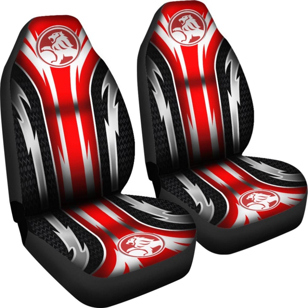 2 Front Holden Seat Covers Red 144627 - YourCarButBetter
