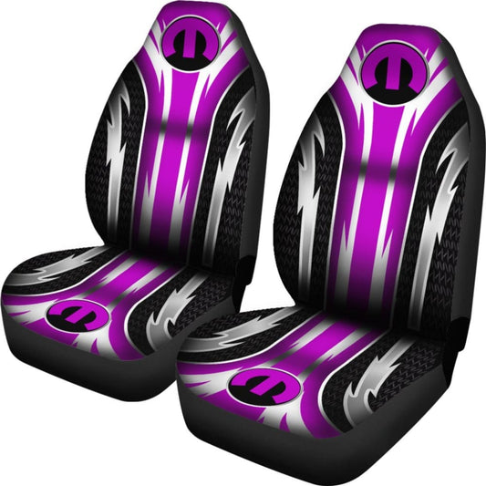 2 Front Mopar Seat Covers Pink 144627 - YourCarButBetter