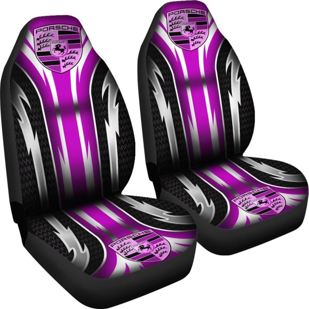 2 Front Porsche Seat Covers Pink 144627 - YourCarButBetter