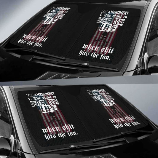 2Nd Amendment Auto Sun Car Shades 182102 - YourCarButBetter