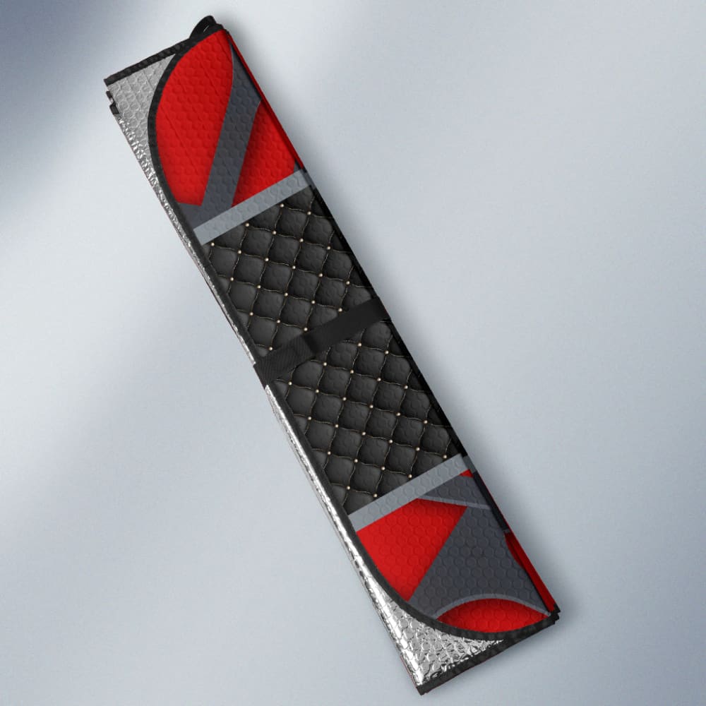 Amazing Volvo Black And Red Themed Printed Car Auto Sun Shades 210901 - YourCarButBetter