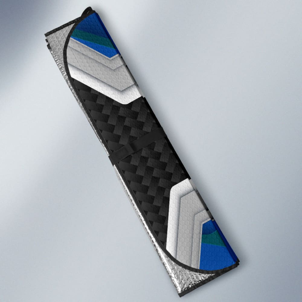 Amazing Volvo Blue Black Themed Printed Car Auto Sun Shades 210901 - YourCarButBetter