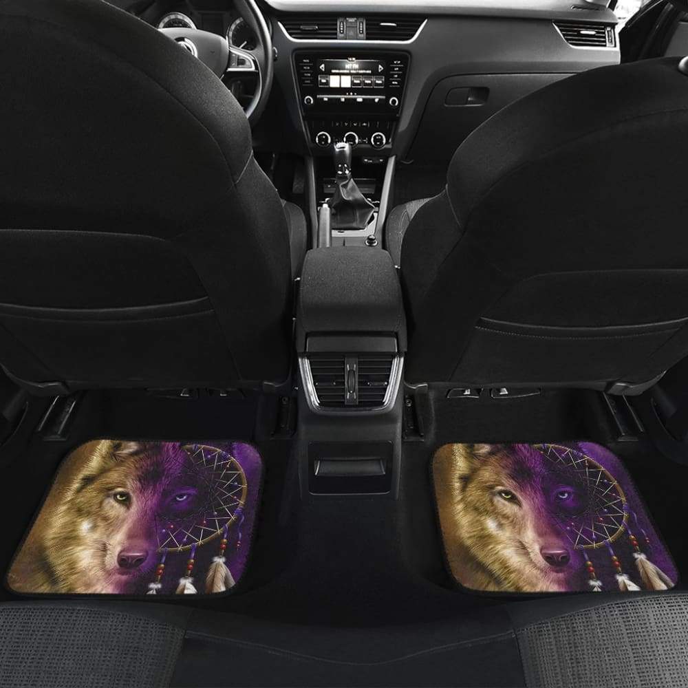 Amazing Wolf Dream Catcher Car Floor Mats 212002