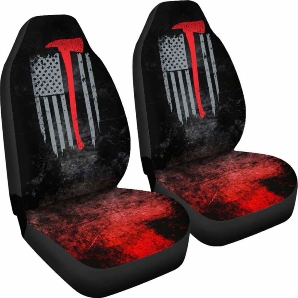 American Firefighter Car Seat Covers - Firefighter Bestseller 101211