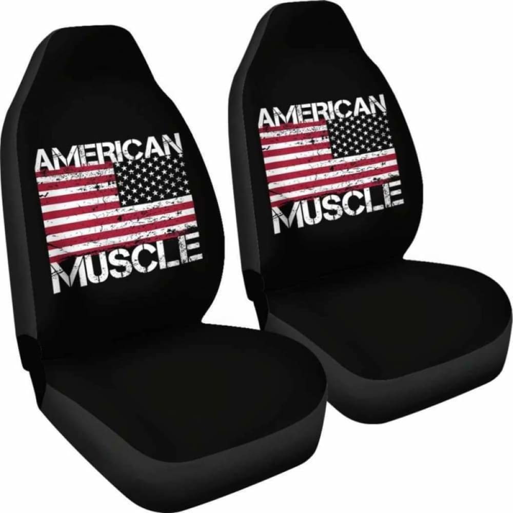 American Muscle Flag Car Seat Covers 203011