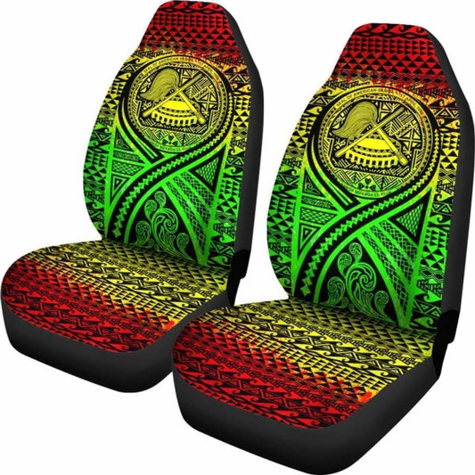 American Samoa Car Seat Cover - American Samoa Seal Polynesian Tattoo Reggae - 9 174914 - YourCarButBetter