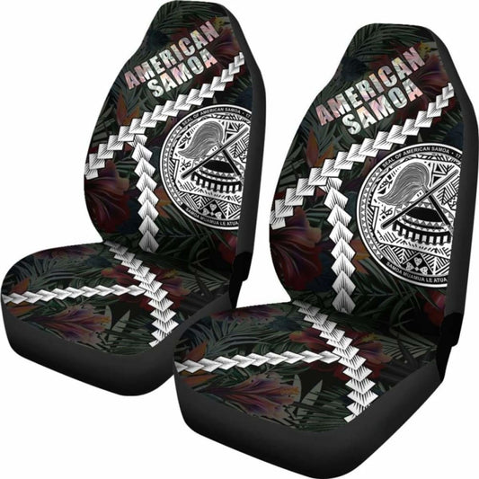American Samoa Car Seat Covers - Chain Polynesian - 105905 - YourCarButBetter