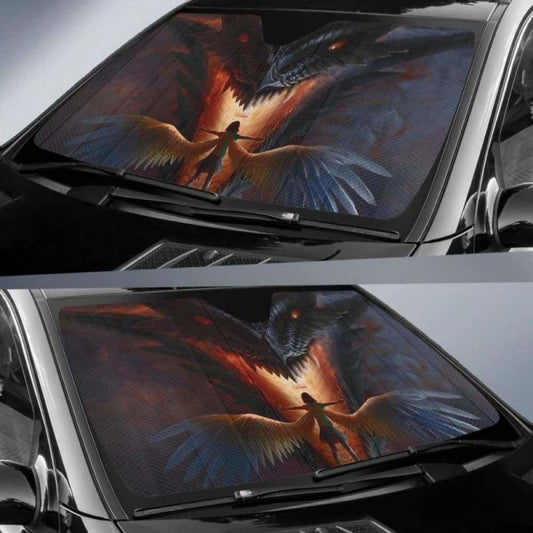 Angel Dragon Car Auto Sun Shades 172609 - YourCarButBetter