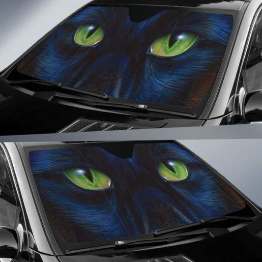 Animals Blue Eyes Car Sun Shades 182102 - YourCarButBetter