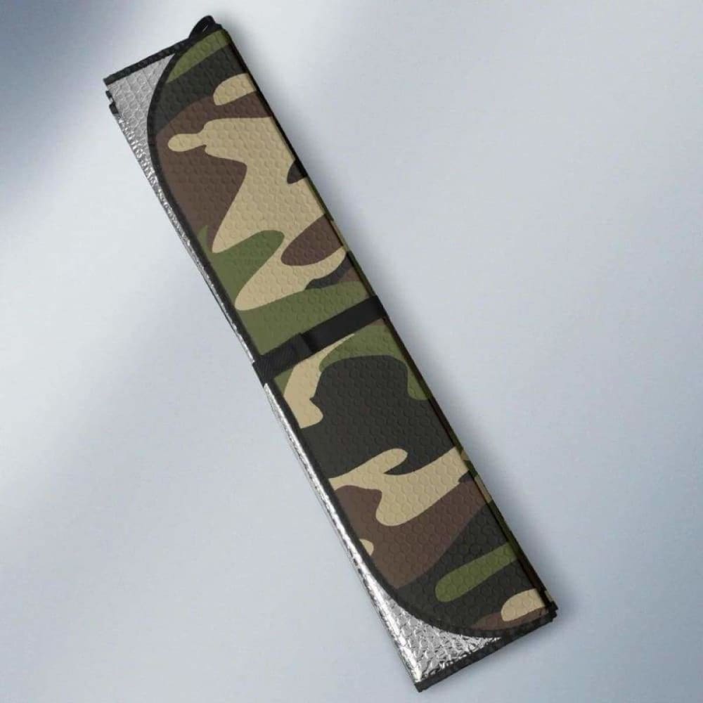 Army Green Camouflage Car Sun Shades 172609 - YourCarButBetter