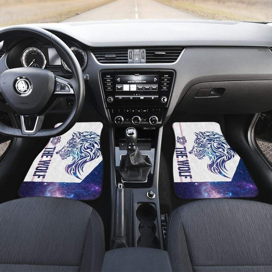 Art Wolf Car Floor Mats Mandala Style 212502