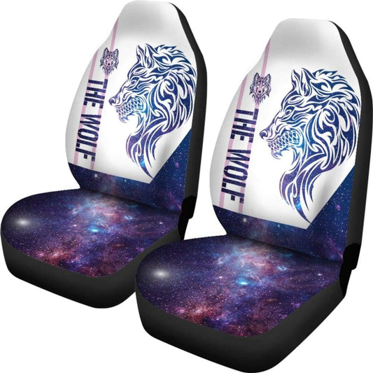 Art Wolf Car Seat Covers Mandala Style 212502
