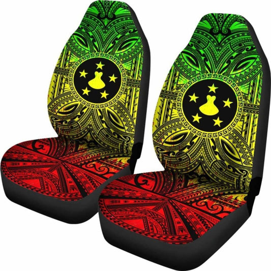 Austral Islands Car Seat Cover - Austral Islands Coat Of Arms Polynesian Reggae Style 105905 - YourCarButBetter