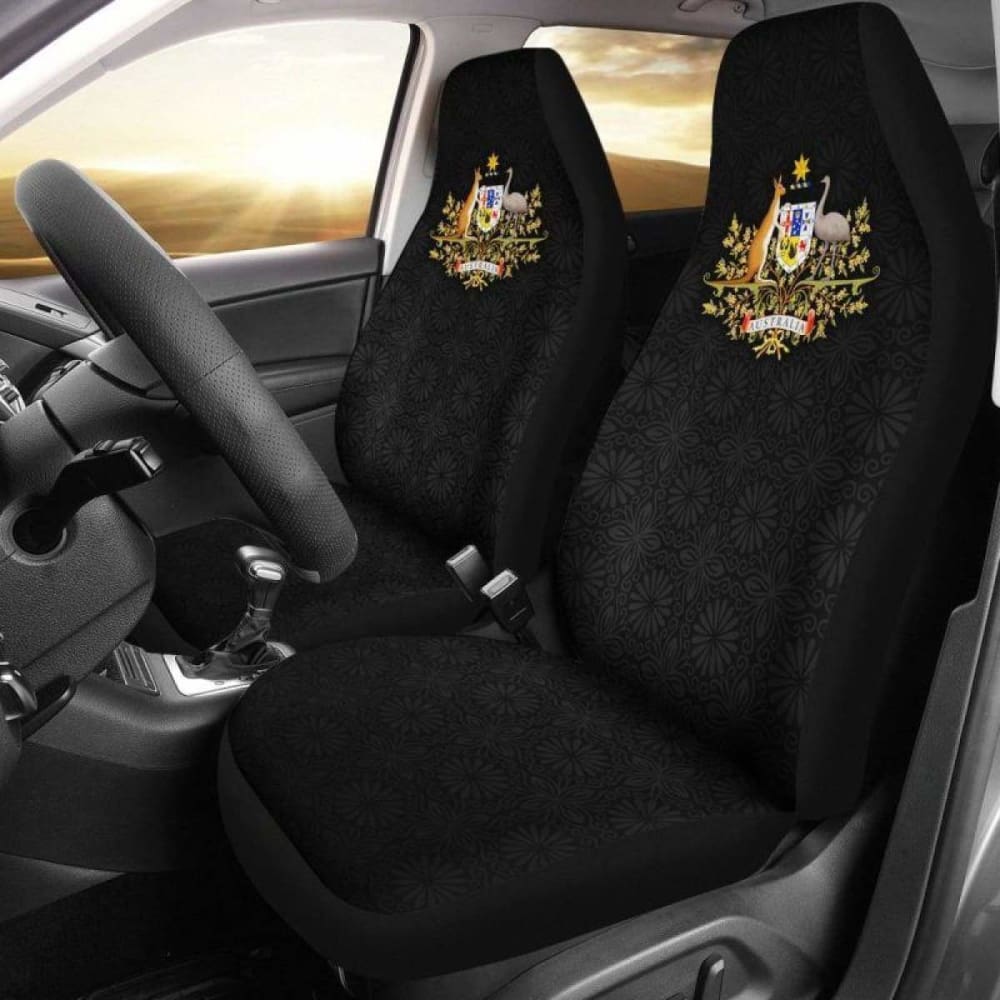 Australia Coat Of Arms Car Seat Covers Amazing 105905 - YourCarButBetter