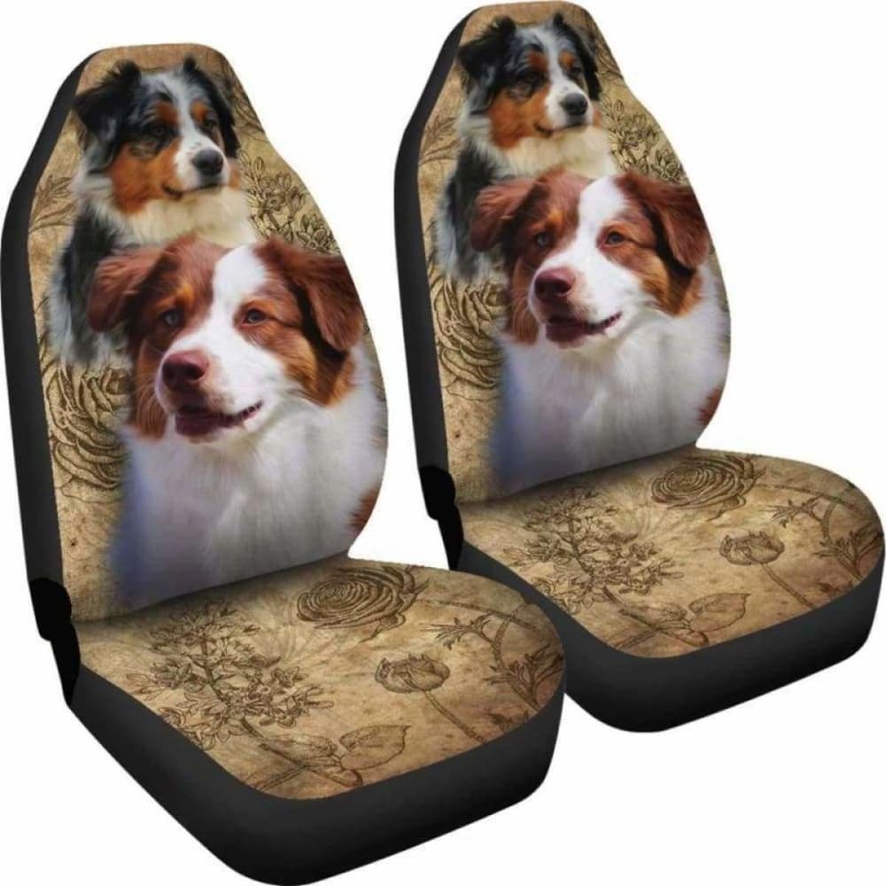 Australian Shepherd Car Seat Covers 091706
