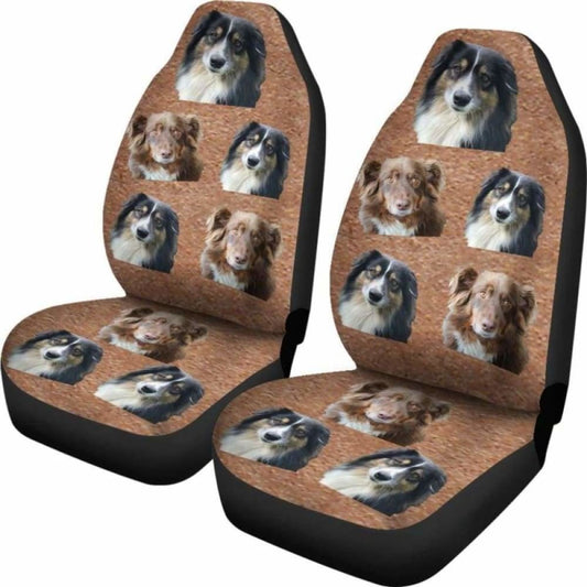Australian Shepherd Car Seat Covers 091706