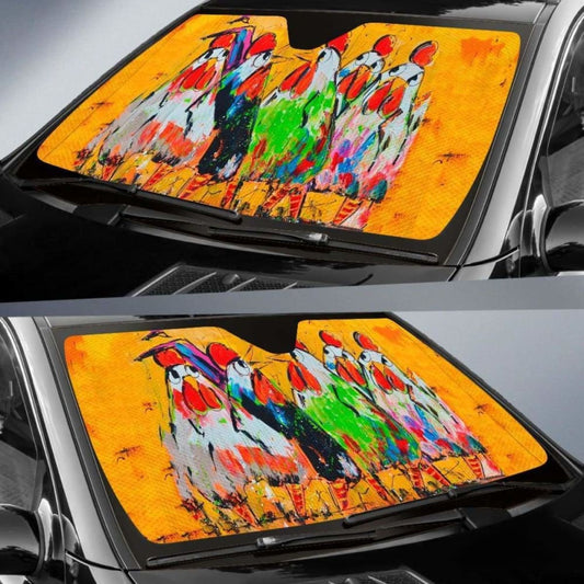 Auto Sun Shades - Chicken 085424 - YourCarButBetter