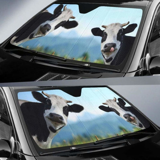 Auto Sun Shades - Cow 06 172609 - YourCarButBetter