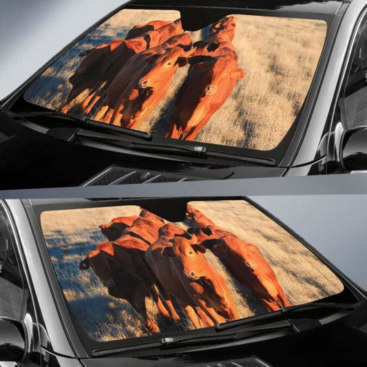 Auto Sun Shades - Cow 42 172609 - YourCarButBetter