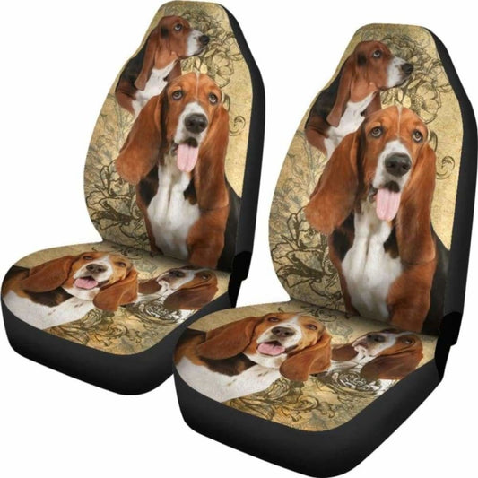 Basset Hound - Car Seat Covers 200410