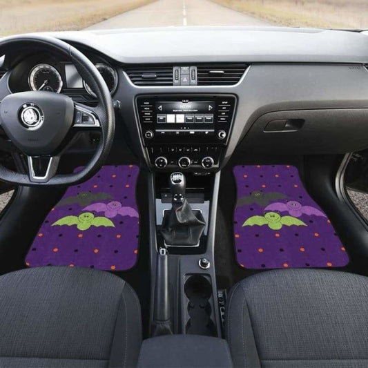 Bat Halloween Car Floor Mats 102802 - YourCarButBetter