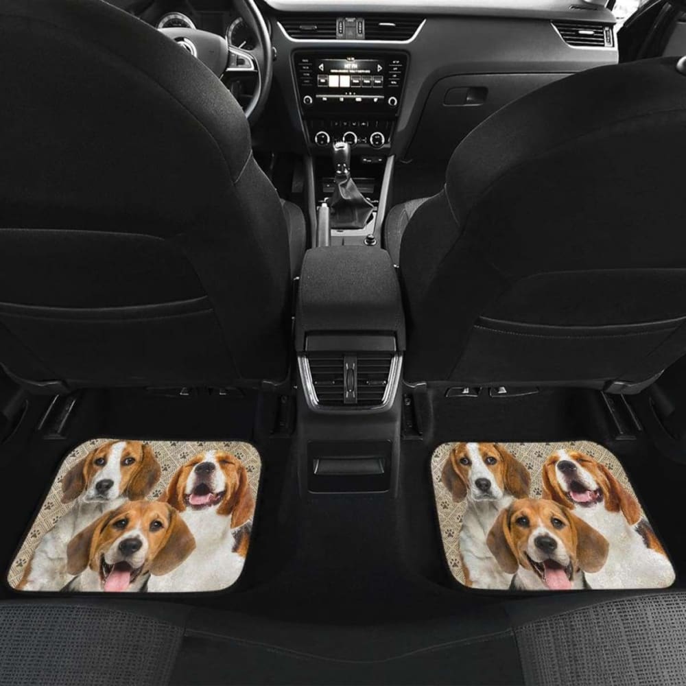 Beagle Car Floor Mats Funny For Beagle Dog Lover 221205 - YourCarButBetter