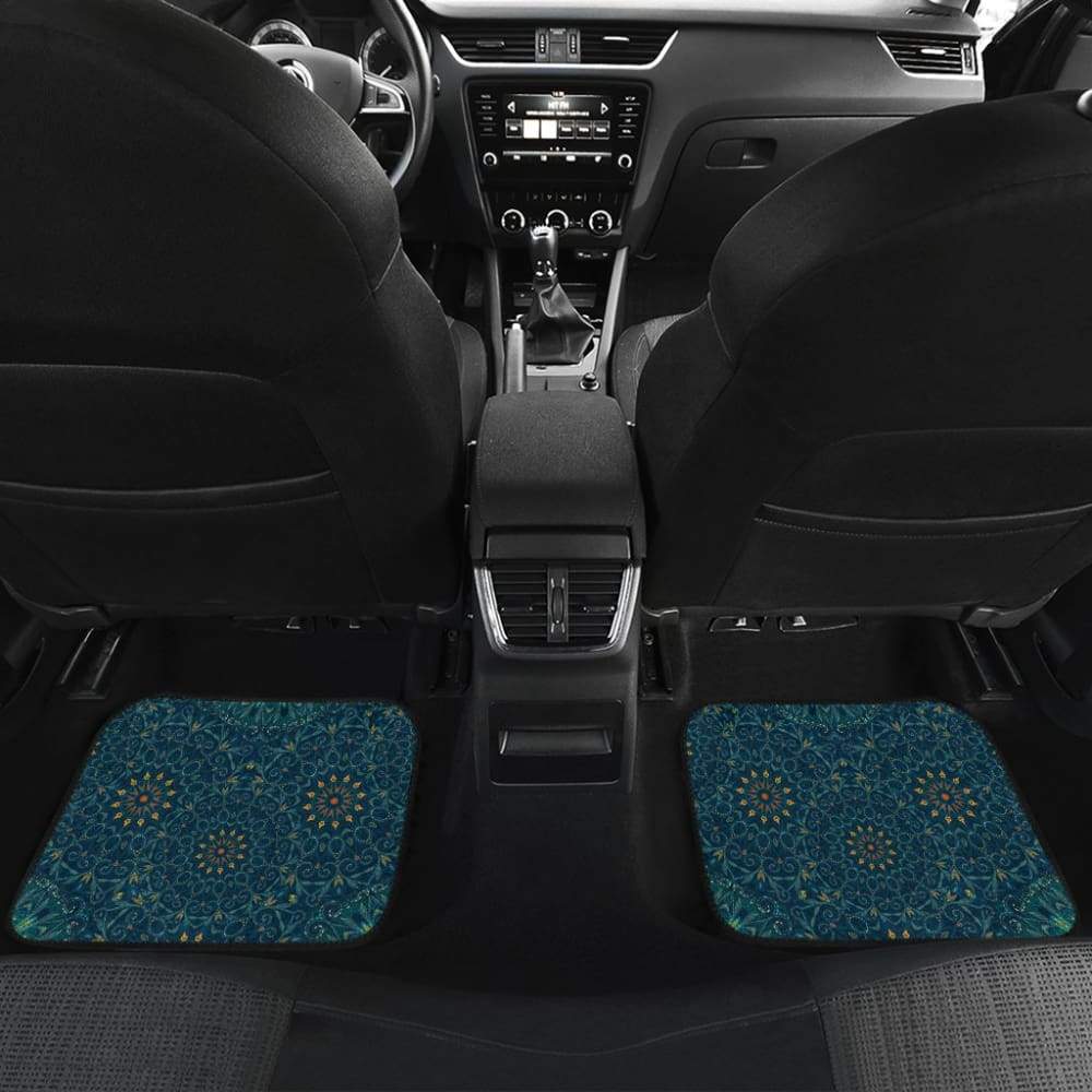Beautiful Horse Vintage Mandala Car Floor Mats 210303