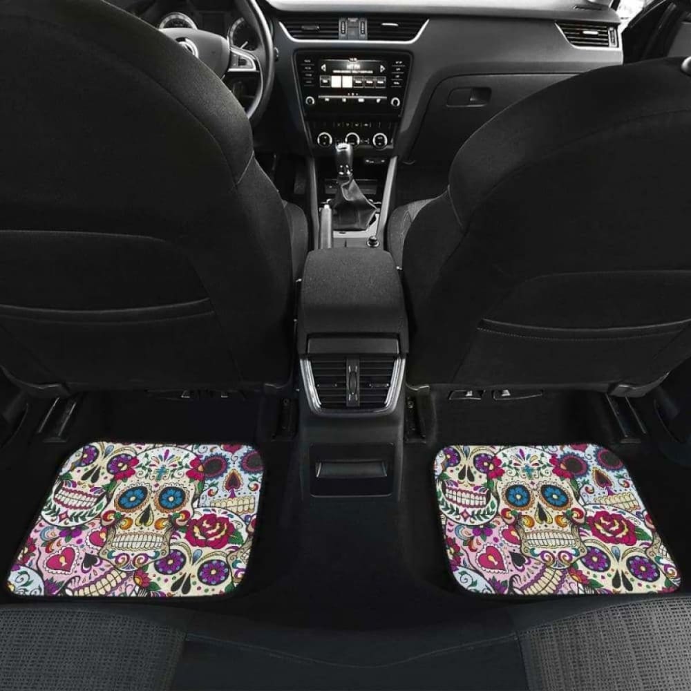 Beautiful Sugar Skull Car Mats 101207