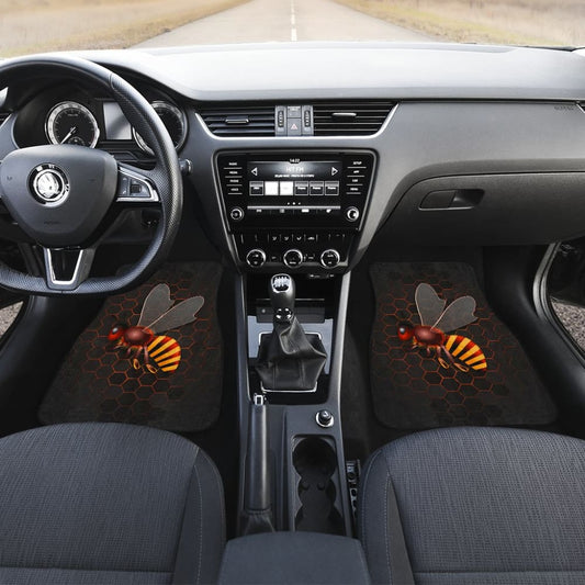 Bee Lovers Bee Car Floor Mats 210205 - YourCarButBetter