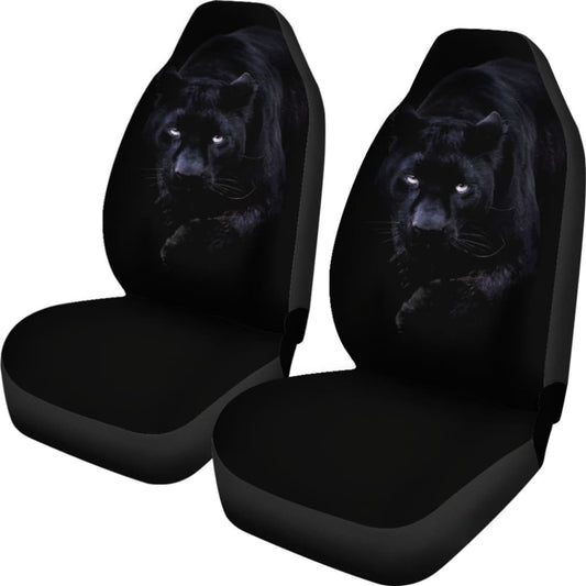 Black Panther Always On Your Side Car Seat Covers 212601 - YourCarButBetter