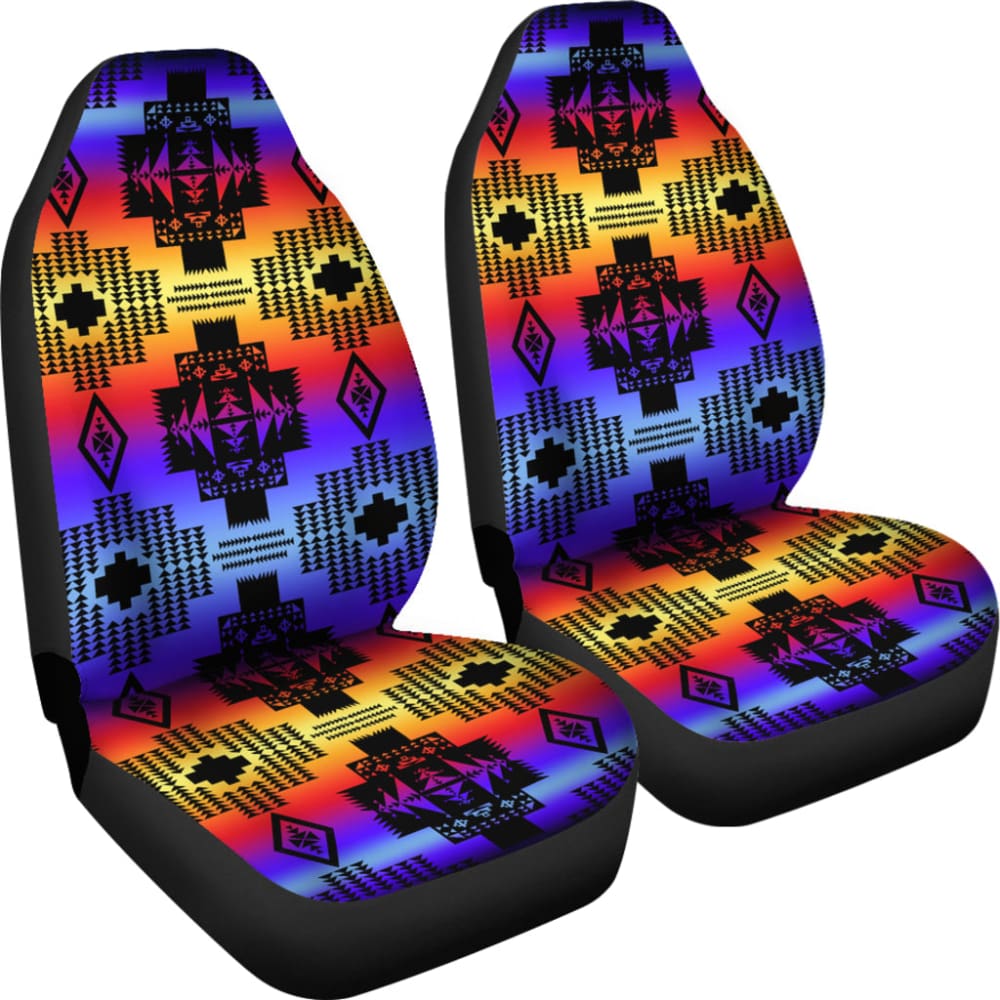 Black Sunset Car Seat Covers 550317 - YourCarButBetter
