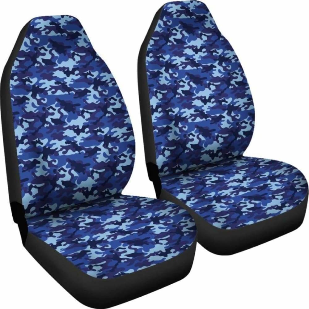 Blue Camouflage Car Seat Covers Camo 112608