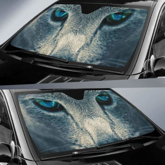 Blue Cat Eyes Car Sun Shades 182102 - YourCarButBetter