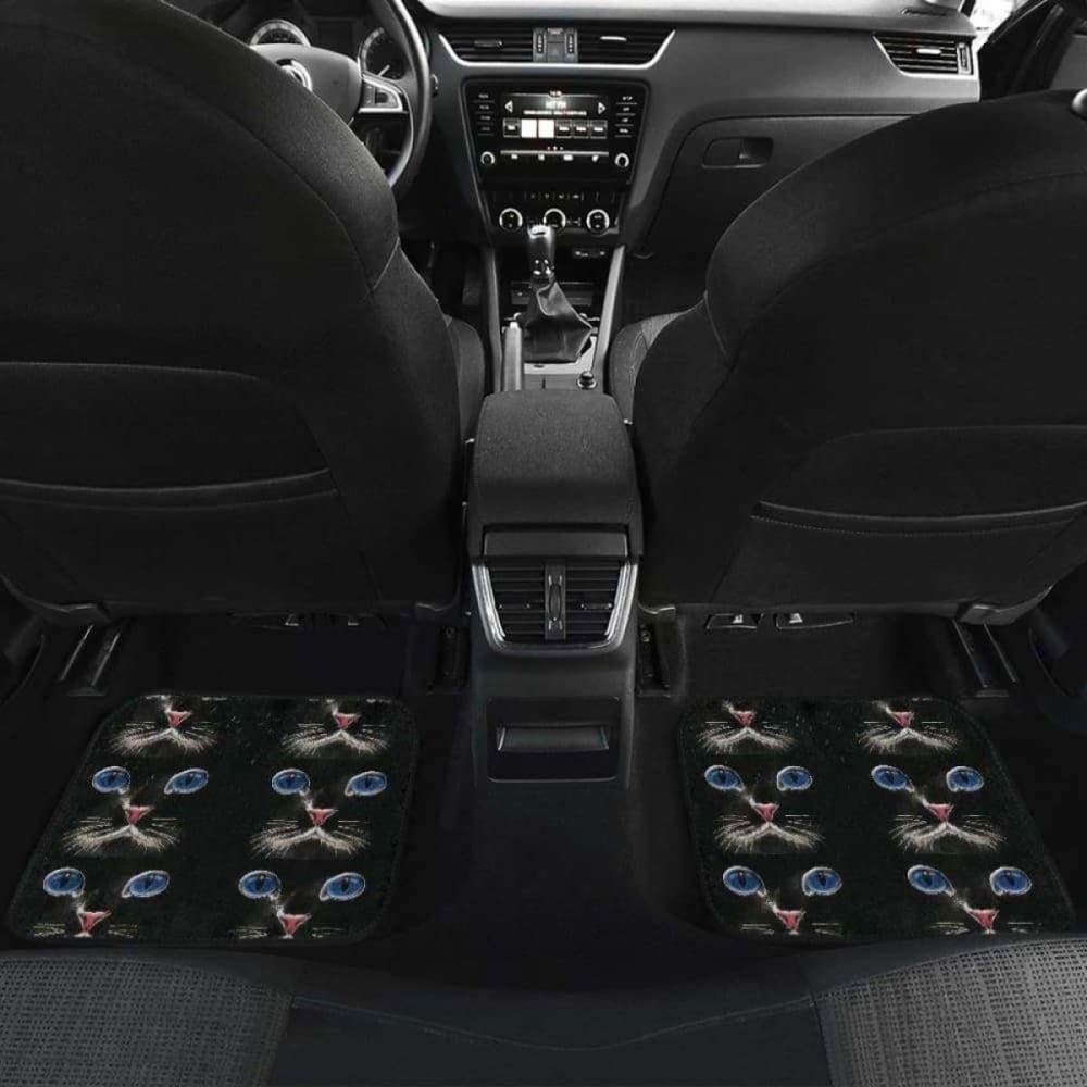 Blue Eyed Cat Car Floor Mat 112428 - YourCarButBetter