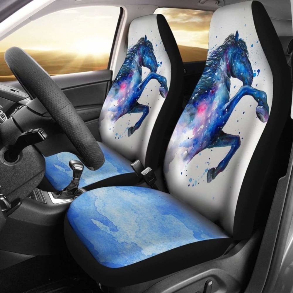 Blue Horse Car Seat Covers 04 170804