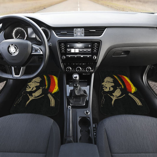 Bob Marley One Love Jamaica Reggae Car Floor Mats Custom 2 211901 - YourCarButBetter