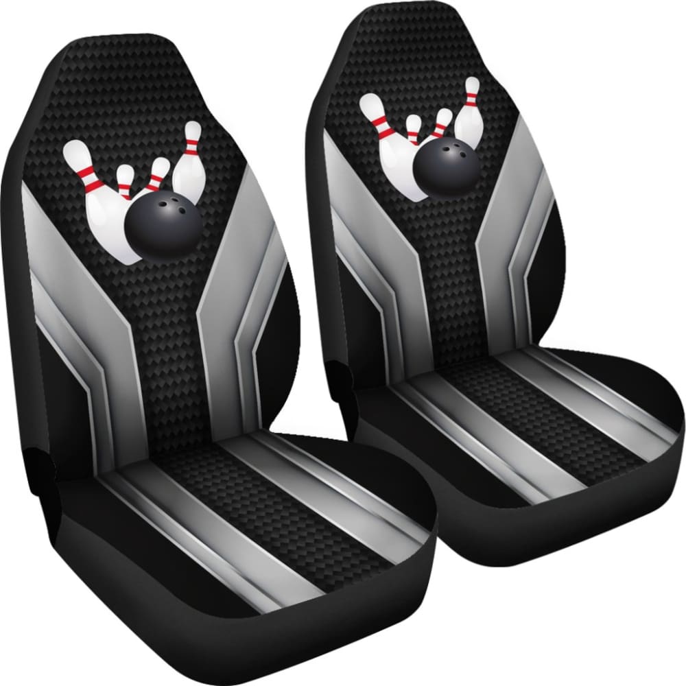Bowling Car Seat Cover Metal Print 211008 - YourCarButBetter