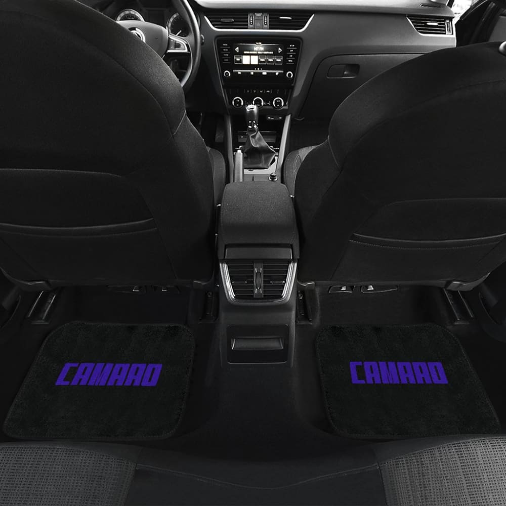 Camaro Blue Letter Floor Mats 210402 - YourCarButBetter