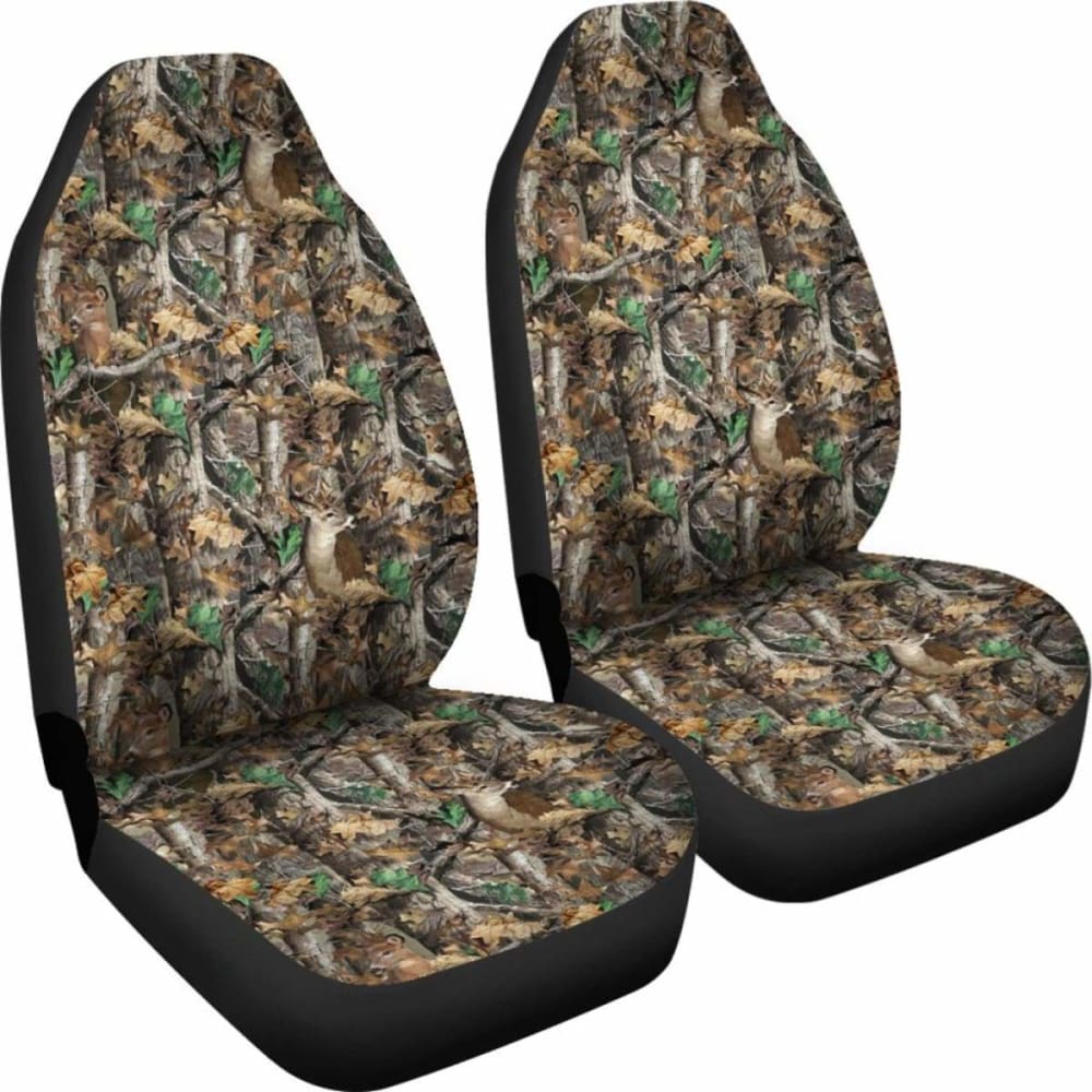 Camo Car Seat Cover Deer Hunting 112608