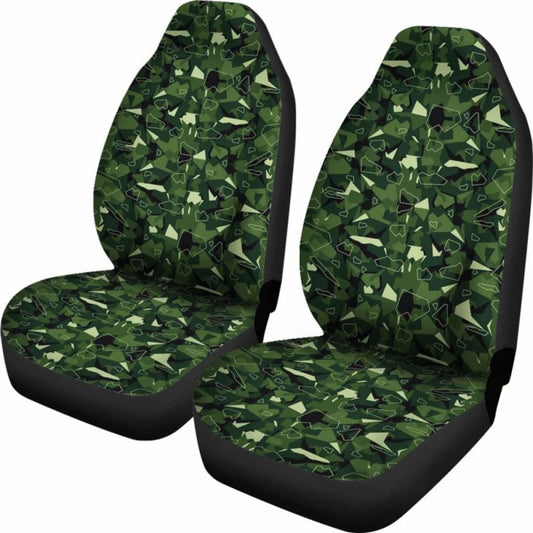 Camo Car Seat Cover Green 112608