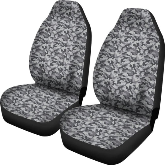 Camo Car Seat Cover Grey 112608