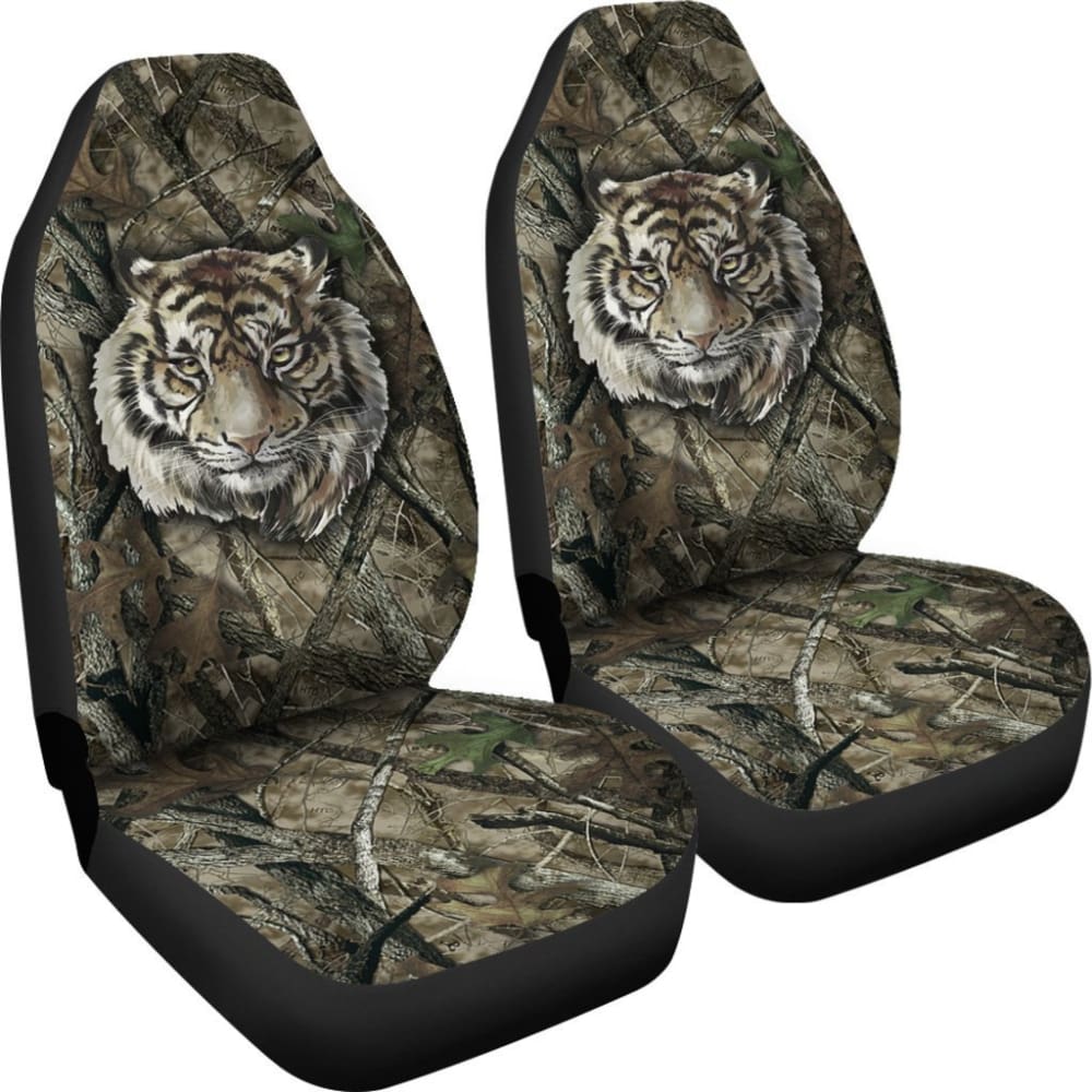 Camo Tiger Car Seat Covers Amazing Gift Ideas 174510 - YourCarButBetter