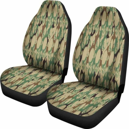 Camouflage Skull Car Seat Covers 113208
