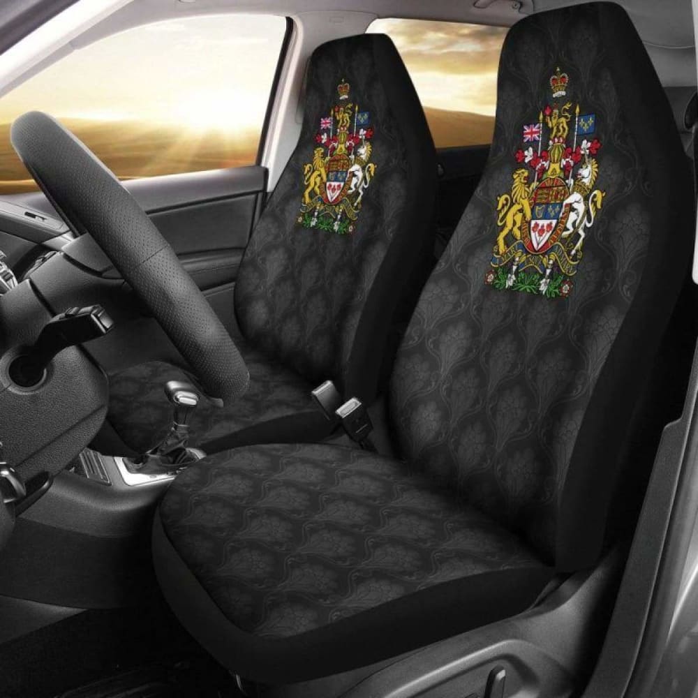 Canada Coat Of Arms Car Seat Covers Amazing 105905 - YourCarButBetter