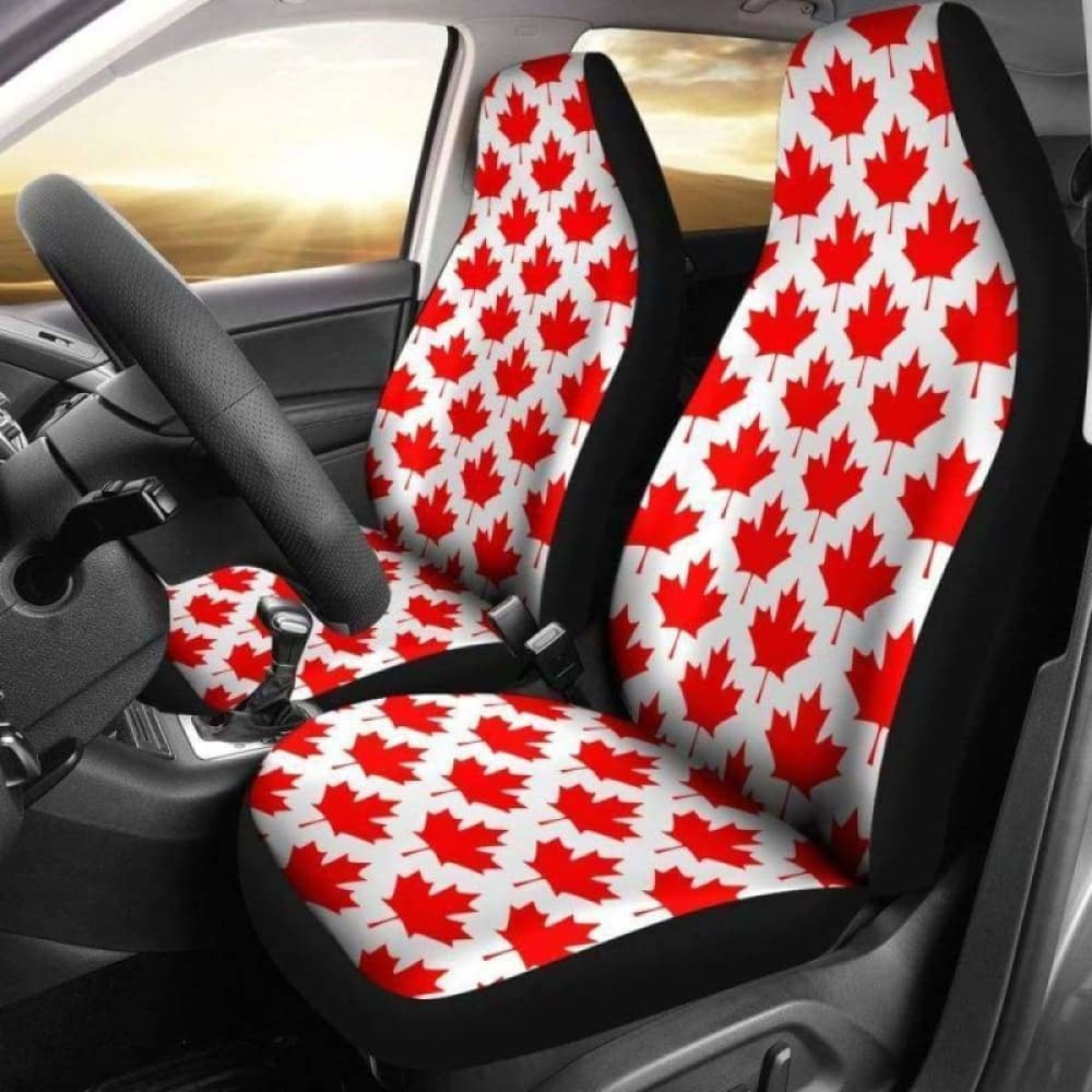 Canada Maple Leaf Car Seat Cover 05 8 174914 - YourCarButBetter
