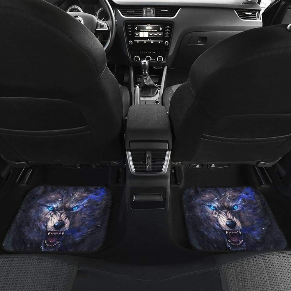 Car Floor Mats Wolf Sharp Eyes Ferocious 212502
