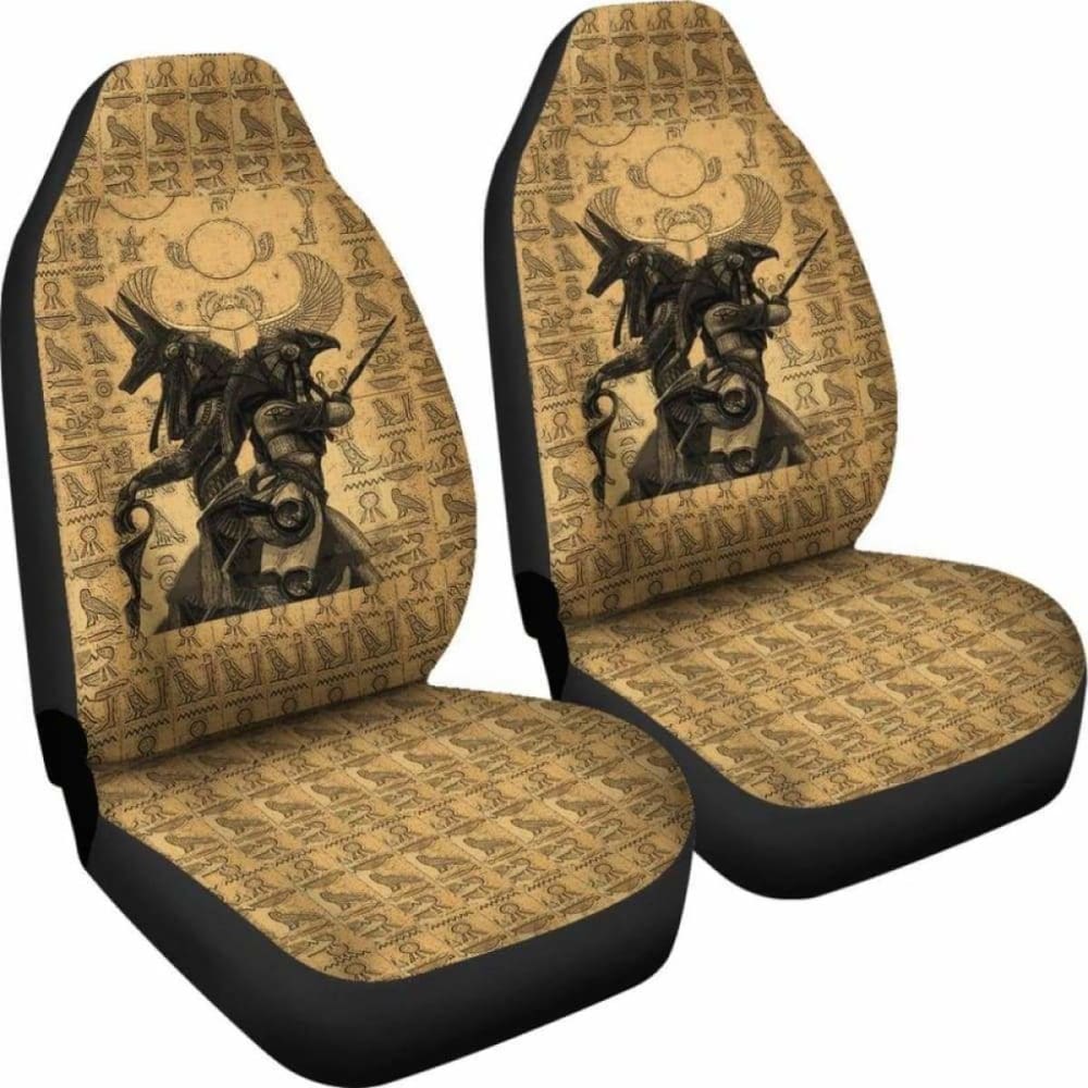 Car Seat Cover - Anubis And Osiris Egypt God 142711 - YourCarButBetter