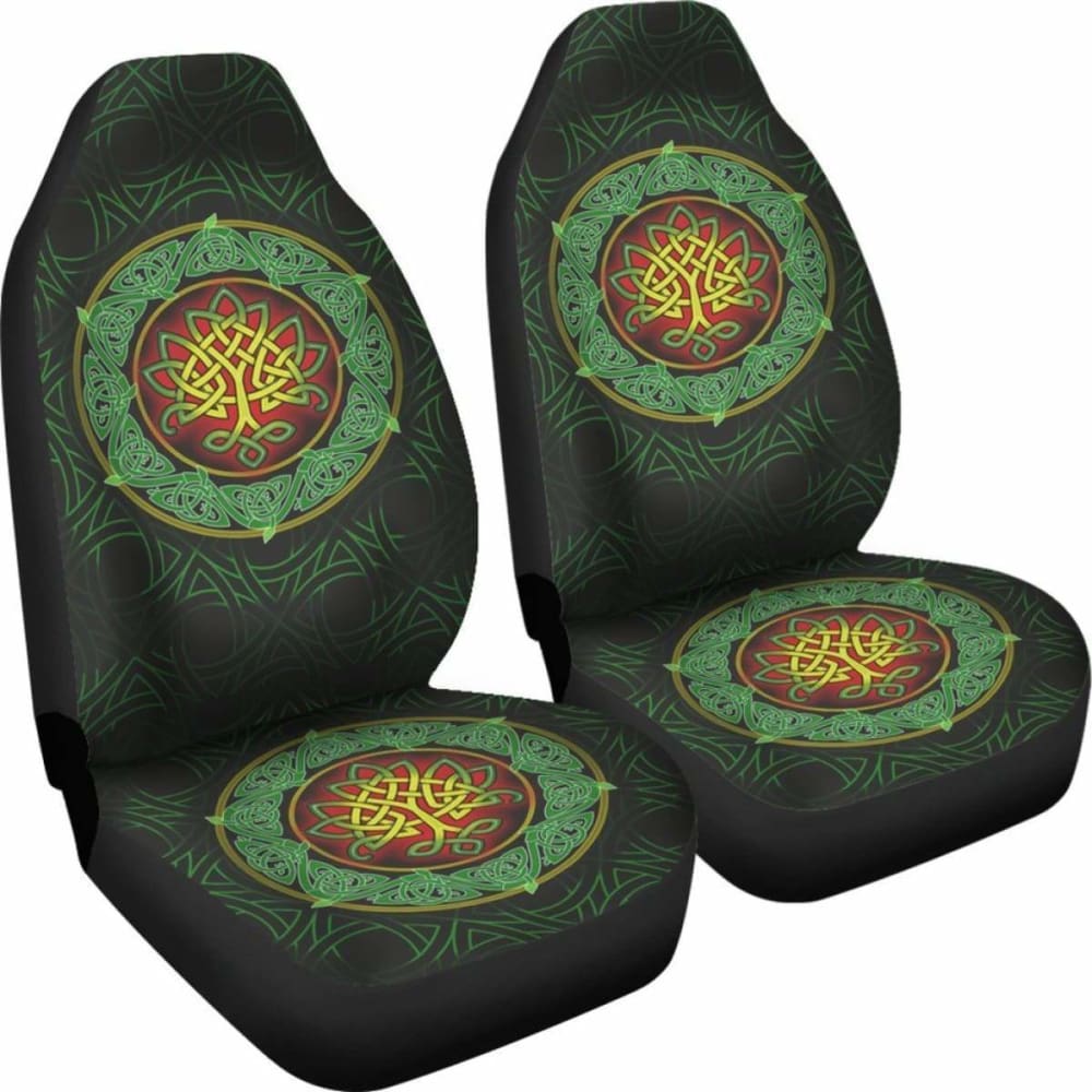 Celtic Car Seat Covers - Celtic Symbol Tree Of Life With Ornaments 110424 - YourCarButBetter