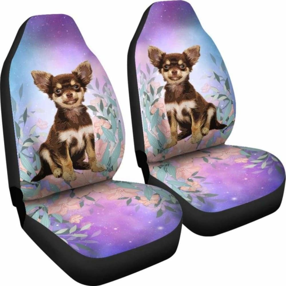 Chihuahua At Galaxy Car Seat Covers 091114 - YourCarButBetter