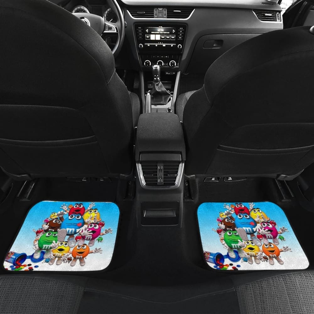 Chocolate M&M Team Car-Mats 094201 - YourCarButBetter